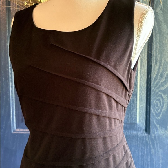 Calvin Klein Black Sheath Midi Dress size 6 - Picture 2 of 11